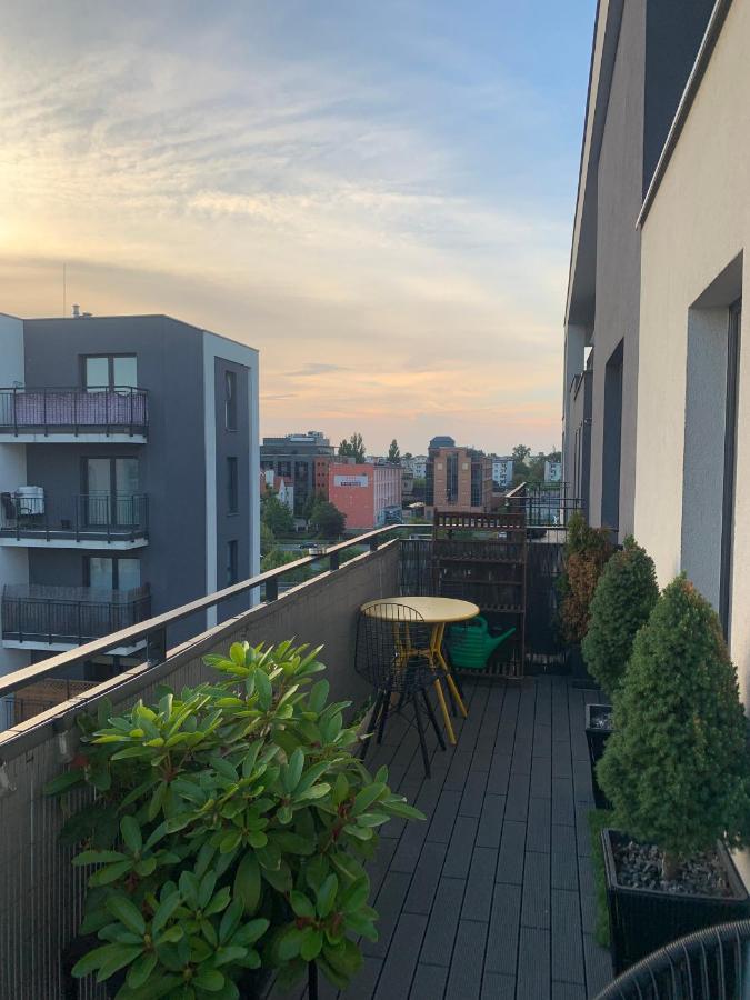 Ekskluzywny Penthouse Z Ogrodem W Centrum Lodzi Екстериор снимка